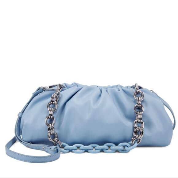 NWT INC INTERNATIONAL CONCEPTS KJ Clutch crossbody light blue - Picture 1 of 6